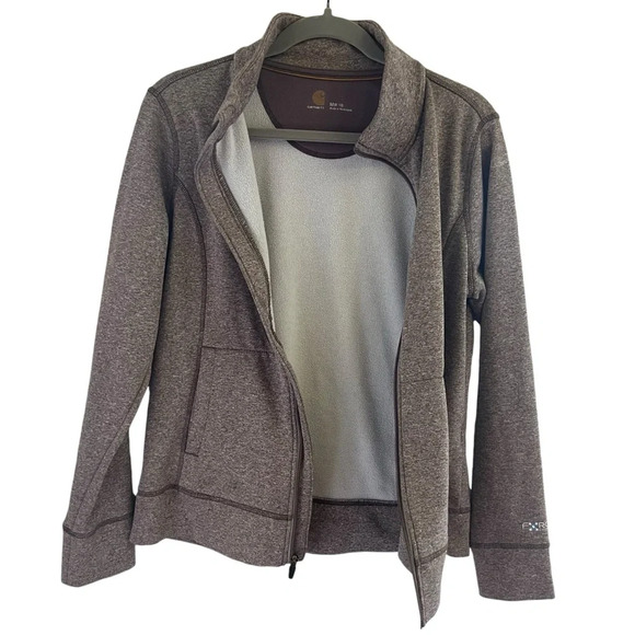 Carhartt women’s full zip force extremes lightweight sweatshirt coat Med 8/10 - Picture 8 of 14